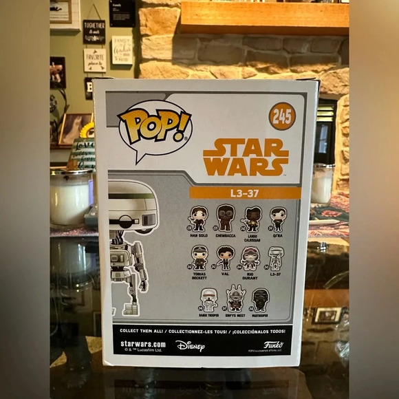Disney Funko POP! Star Wars - Solo - L3-37 #245 w\ Soft Protector (B11) sealed - Picture 4 of 4